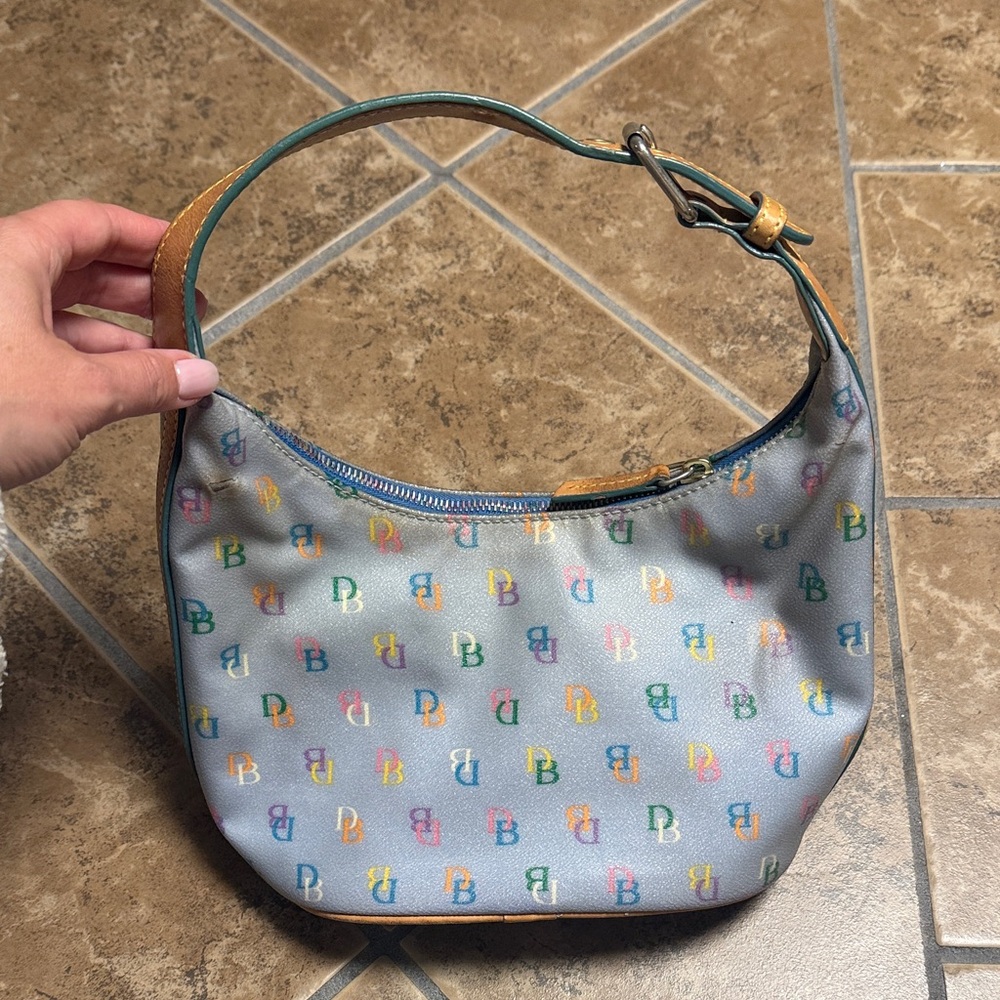 Dooney & Bourke vintage multicolor leather handbag